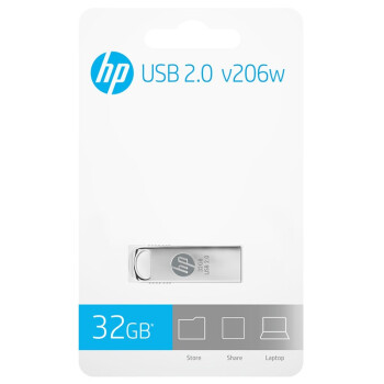 惠普(HP)32GB USB2.0 U盘 迷你电脑商务优盘