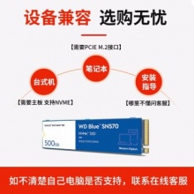 西部数据 SN570固态硬盘2TB（WDS200T3B0C）