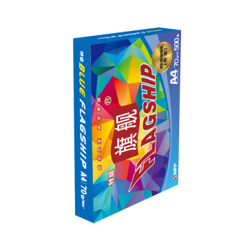 金旗舰 A4复印纸 500张/包 8包/箱