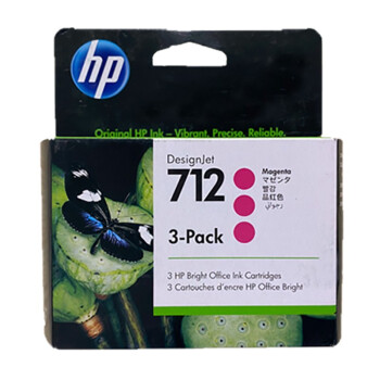 惠普（HP）712墨盒 红色3ED78A