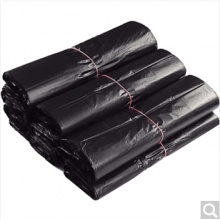 背心式黑色垃圾袋30*50cm*50只