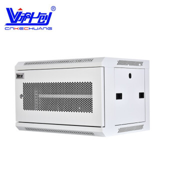 科创 机柜壁挂KC-6406W 加厚壁挂小机柜6u550宽×350高×400深 白色加厚网门