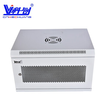 科创 机柜壁挂KC-6406W 加厚壁挂小机柜6u550宽×350高×400深 白色加厚网门