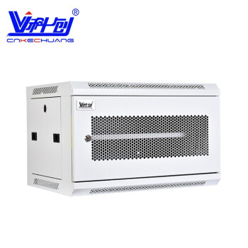科创 机柜壁挂KC-6406W 加厚壁挂小机柜6u550宽×350高×400深 白色加厚网门