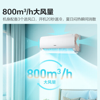 海信(Hisense)1.5匹 新风空调一级能效挂机自清洁KFR-35GW/X628U-X1